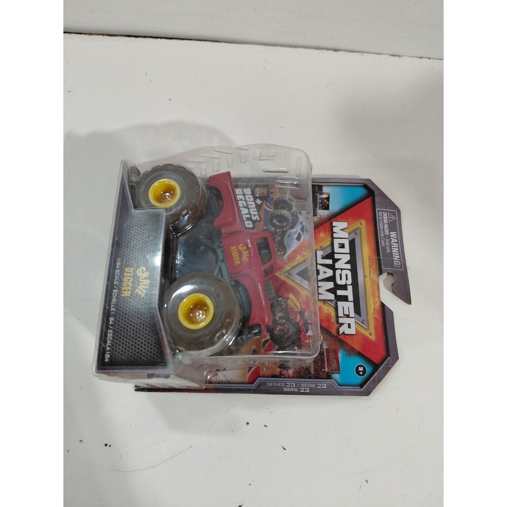 NIP Spinmaster Monster Jam 1 :64 Die Cast Grave Digger Mud Racer Monster Truck - Picture 3 of 6